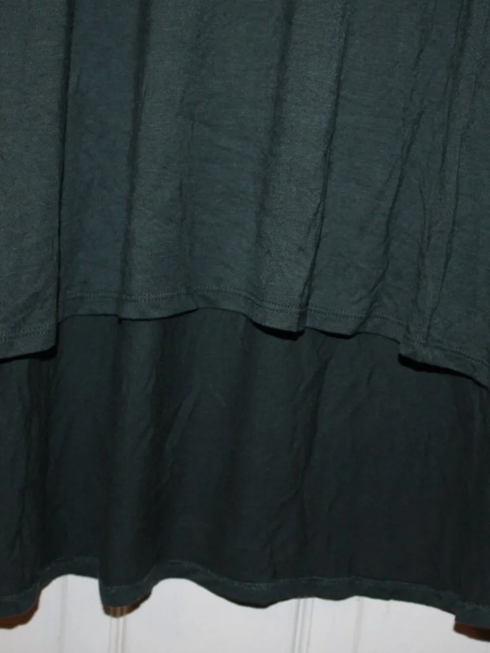 NWT Torrid Super Soft Hi/Low Tunic top Forest Green 4X(26W) Nice - Picture 6 of 7